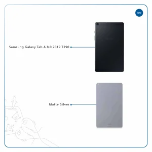 برچسب پوششی ماهوت مدل Matte-Silver مناسب برای تبلت سامسونگ Galaxy Tab A 8.0 2019 T290