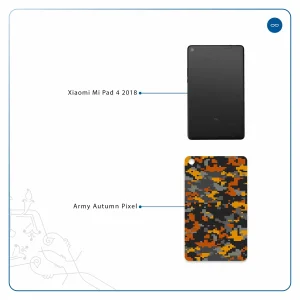 برچسب پوششی ماهوت مدل Army-Autumn-pixel مناسب برای تبلت شیائومی Mi Pad 4 2018