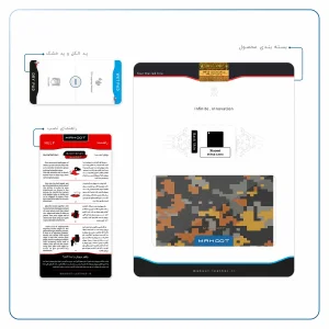 برچسب پوششی ماهوت مدل Army-Autumn-pixel مناسب برای تبلت شیائومی Mi Pad 4 2018
