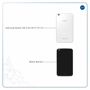 برچسب پوششی ماهوت مدل Matte-Black مناسب برای تبلت سامسونگ Galaxy Tab 3 8.0 2013 T311