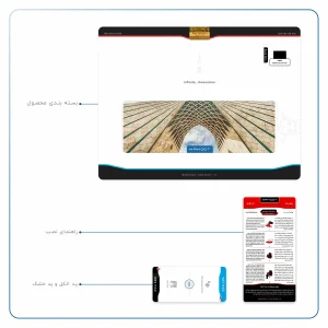 برچسب پوششی ماهوت مدل AZADI-Tower مناسب برای تبلت اپل iPad Air 2013 A1475