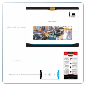 برچسب پوششی ماهوت مدل Venice City مناسب برای تبلت سامسونگ Galaxy Tab A 9.7 2015 T555