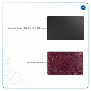 برچسب پوششی ماهوت مدل Red-Wildflower مناسب برای تبلت سامسونگ Galaxy Tab S5e 10.5 2019 T725