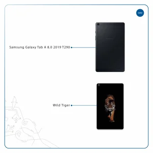 برچسب پوششی ماهوت مدل Wild Tiger مناسب برای تبلت سامسونگ Galaxy Tab A 8.0 2019 T290