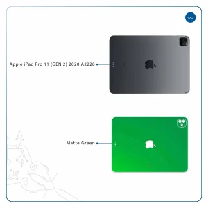 برچسب پوششی ماهوت مدل Matte-Green مناسب برای تبلت اپل iPad Pro 11 (GEN 2) 2020 A2228