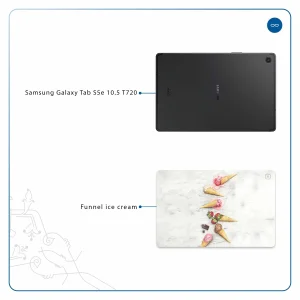 برچسب پوششی ماهوت مدل Funnel ice cream مناسب برای تبلت سامسونگ Galaxy Tab S5e 10.5 2019 T720
