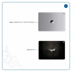 برچسب پوششی ماهوت مدل Batman مناسب برای تبلت اپل iPad Pro 9.7 2016 A1674