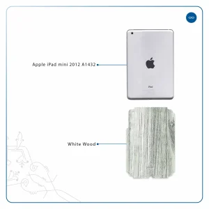 برچسب پوششی ماهوت مدل White Wood مناسب برای تبلت اپل iPad mini 2012 A1432