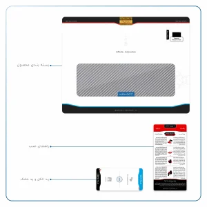 برچسب پوششی ماهوت مدل Steel-Fiber مناسب برای تبلت هوآوی Matepad 10.4 2020 BAH3-L09