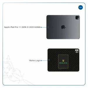 برچسب پوششی ماهوت مدل Rolex-Logo مناسب برای تبلت اپل iPad Pro 11 (GEN 2) 2020 A2068