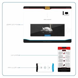 برچسب پوششی ماهوت مدل Swan Lake مناسب برای تبلت اپل iPad Pro 9.7 2016 A1674