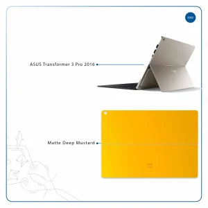 برچسب پوششی ماهوت مدل Matte-Deep-Mustard مناسب برای تبلت ایسوس Transformer 3 Pro 2016