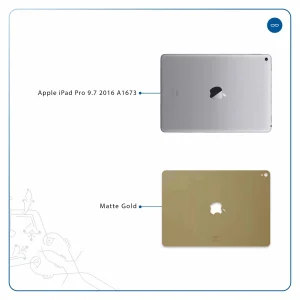 برچسب پوششی ماهوت مدل Matte-Gold مناسب برای تبلت اپل iPad Pro 9.7 2016 A1673