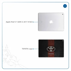 برچسب پوششی ماهوت مدل TOYOTA-Logo مناسب برای تبلت اپل iPad 9.7 (GEN 5) 2017 A1823