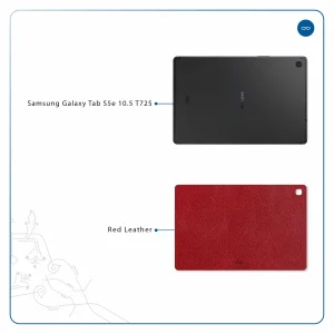 برچسب پوششی ماهوت مدل Red-Leather مناسب برای تبلت سامسونگ Galaxy Tab S5e 10.5 2019 T725