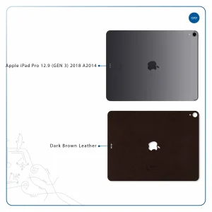 برچسب پوششی ماهوت مدل Dark-Brown-Leather مناسب برای تبلت اپل iPad Pro 12.9 (GEN 3) 2018 A2014