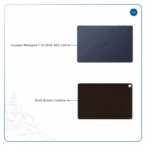 برچسب پوششی ماهوت مدل Dark-Brown-Leather مناسب برای تبلت هوآوی Matepad T10 2020 AGS-L09