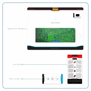 برچسب پوششی ماهوت مدل Green Printed Circuit Board مناسب برای تبلت اپل iPad Pro 9.7 2016 A1674