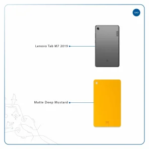 برچسب پوششی ماهوت مدل Matte-Deep-Mustard مناسب برای تبلت لنوو Tab M7 2019