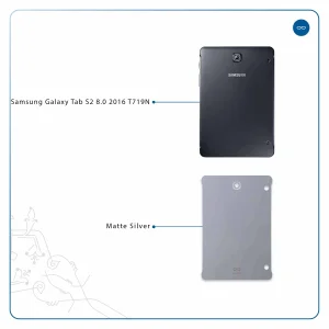 برچسب پوششی ماهوت مدل Matte-Silver مناسب برای تبلت سامسونگ Galaxy Tab S2 8.0 2016 T719N