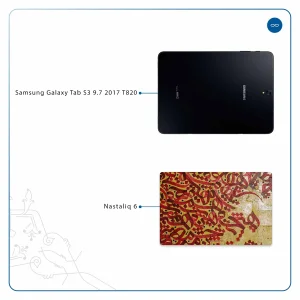برچسب پوششی ماهوت مدل Nastaliq-6 مناسب برای تبلت سامسونگ Galaxy Tab S3 9.7 2017 T820
