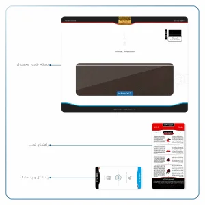 برچسب پوششی ماهوت مدل Dark-Brown-Leather مناسب برای تبلت مایکروسافت Surface Pro 3 2014