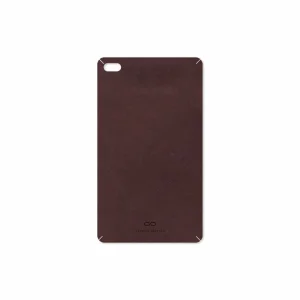 برچسب پوششی ماهوت مدل Matte-Dark-Brown-Leather مناسب برای تبلت لنوو E7