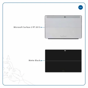 برچسب پوششی ماهوت مدل Matte-Black مناسب برای تبلت مایکروسافت Surface 2 RT 2013