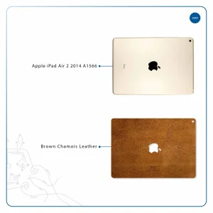 برچسب پوششی ماهوت مدل Brown-Chamois-Leather مناسب برای تبلت اپل iPad Air 2 2014 A1566