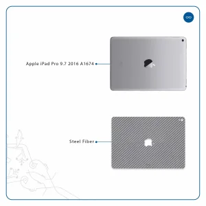 برچسب پوششی ماهوت مدل Steel-Fiber مناسب برای تبلت اپل iPad Pro 9.7 2016 A1674