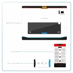 برچسب پوششی ماهوت مدل Matte-Black مناسب برای تبلت سامسونگ Galaxy Tab A 9.7 2015 T550
