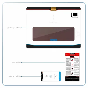 برچسب پوششی ماهوت مدل Matte-Dark-Brown-Leather مناسب برای تبلت اچ تی سی Nexus 9 2014
