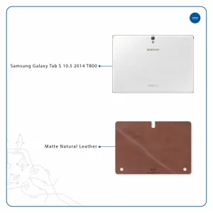 برچسب پوششی ماهوت مدل Matte_Natural_Leather مناسب برای تبلت سامسونگ Galaxy Tab S 10.5 2014 T800