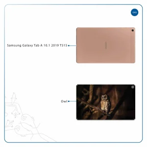 برچسب پوششی ماهوت مدل Owl مناسب برای تبلت سامسونگ Galaxy Tab A 10.1 2019 T515