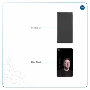 برچسب پوششی ماهوت مدل Elon Musk مناسب برای تبلت لنوو E7