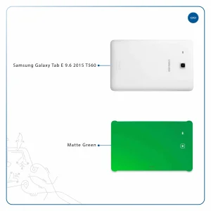 برچسب پوششی ماهوت مدل Matte-Green مناسب برای تبلت سامسونگ Galaxy Tab E 9.6 2015 T560