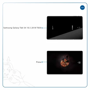 برچسب پوششی ماهوت مدل Pizza مناسب برای تبلت سامسونگ Galaxy Tab S4 10.5 2018 T830
