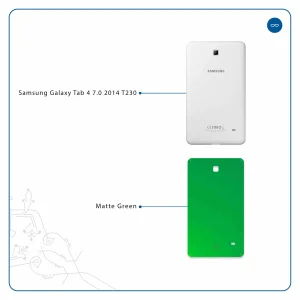 برچسب پوششی ماهوت مدل Matte-Green مناسب برای تبلت سامسونگ Galaxy Tab 4 7.0 2014 T230