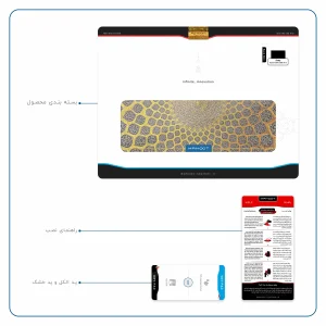 برچسب پوششی ماهوت مدل Iran-Tile2 مناسب برای تبلت سونی Xperia Tablet Z LTE 2013