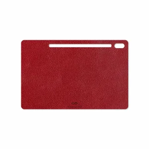 برچسب پوششی ماهوت مدل Red-Leather مناسب برای تبلت سامسونگ Galaxy Tab S6 2019 SM-T860