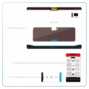 برچسب پوششی ماهوت مدل Matte-Dark-Brown-Leather مناسب برای تبلت اپل iPad Pro 11 (GEN 2) 2020 A2068