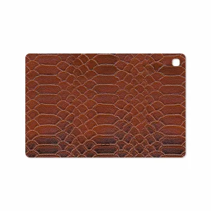 برچسب پوششی ماهوت مدل Brown-Snake-Leather مناسب برای تبلت سامسونگ Galaxy Tab S5e 10.5 2019 T725