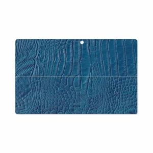 برچسب پوششی ماهوت مدل Blue-Crocodile-Leather مناسب برای تبلت مایکروسافت Surface Pro 2 2013