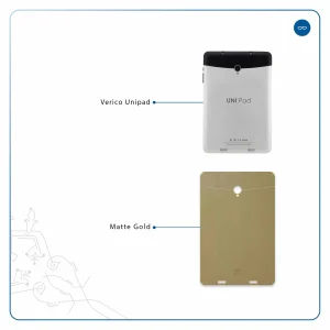 برچسب پوششی ماهوت مدل Matte-Gold مناسب برای تبلت وریکو Unipad
