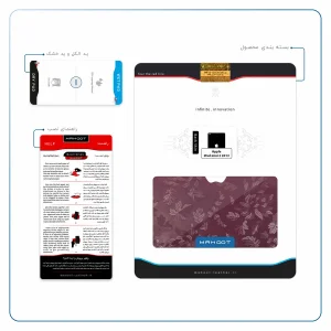 برچسب پوششی ماهوت مدل Red-Wildflower مناسب برای تبلت اپل iPad mini 2 2013 A1490