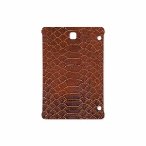 برچسب پوششی ماهوت مدل Brown-Snake-Leather مناسب برای تبلت سامسونگ Galaxy Tab S2 8.0 2015 T710