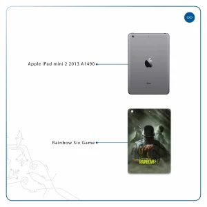 برچسب پوششی ماهوت مدل Rainbow-Six-Game مناسب برای تبلت اپل iPad mini 2 2013 A1490
