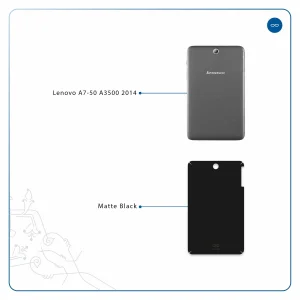 برچسب پوششی ماهوت مدل Matte-Black مناسب برای تبلت لنوو A7-50 A3500 2014
