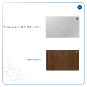 برچسب پوششی ماهوت مدل Orange-Wood مناسب برای تبلت سامسونگ Galaxy Tab A7 10.4 LTE 2020 T505
