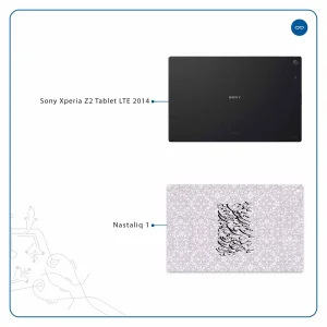 برچسب پوششی ماهوت مدل Nastaliq-1 مناسب برای تبلت سونی Xperia Z2 Tablet LTE 2014